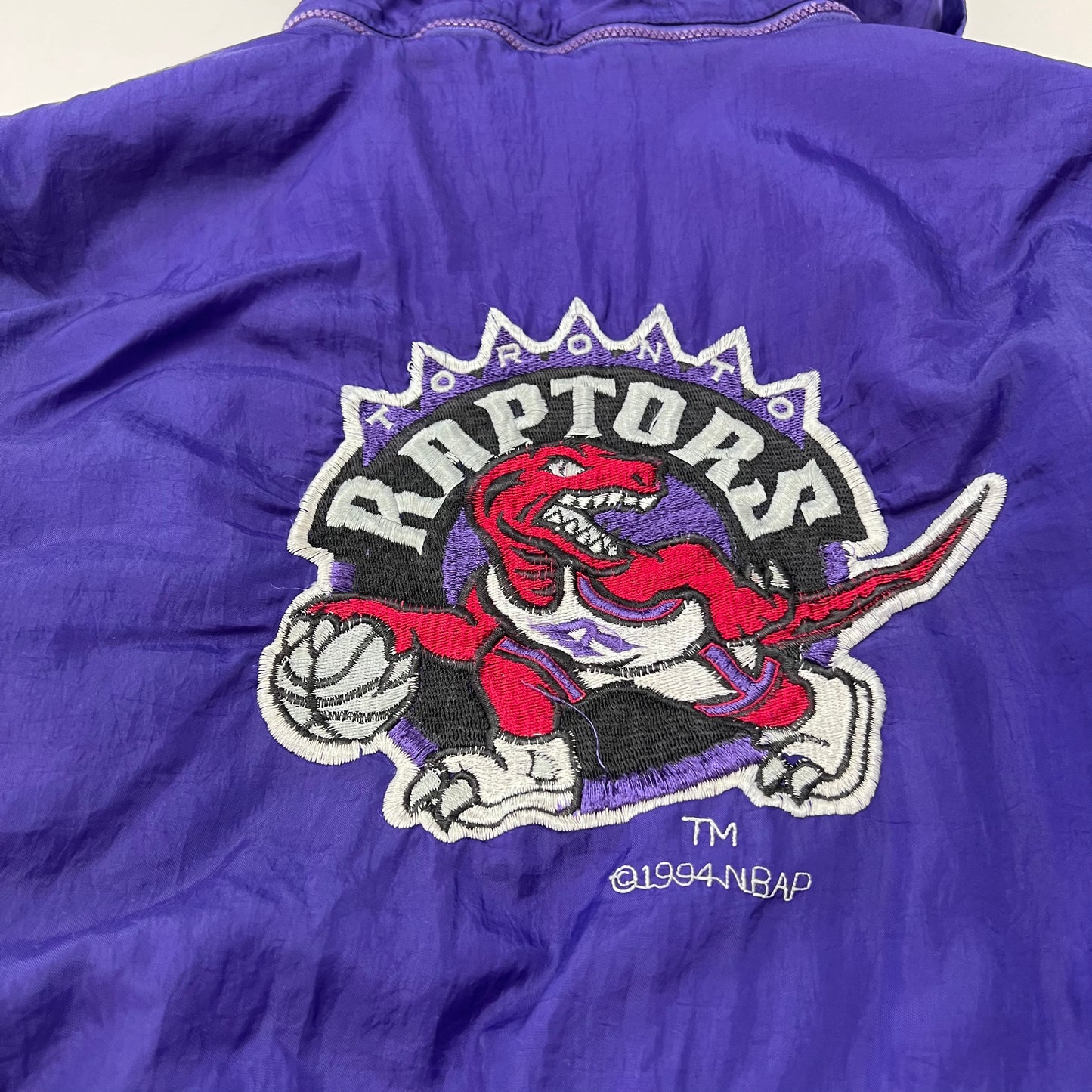 90s Kids NBA Raptors Purple Jacket With Hood S(6-8)