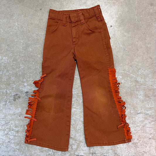 80s Vintage Kids Dickies Pant with Fringes