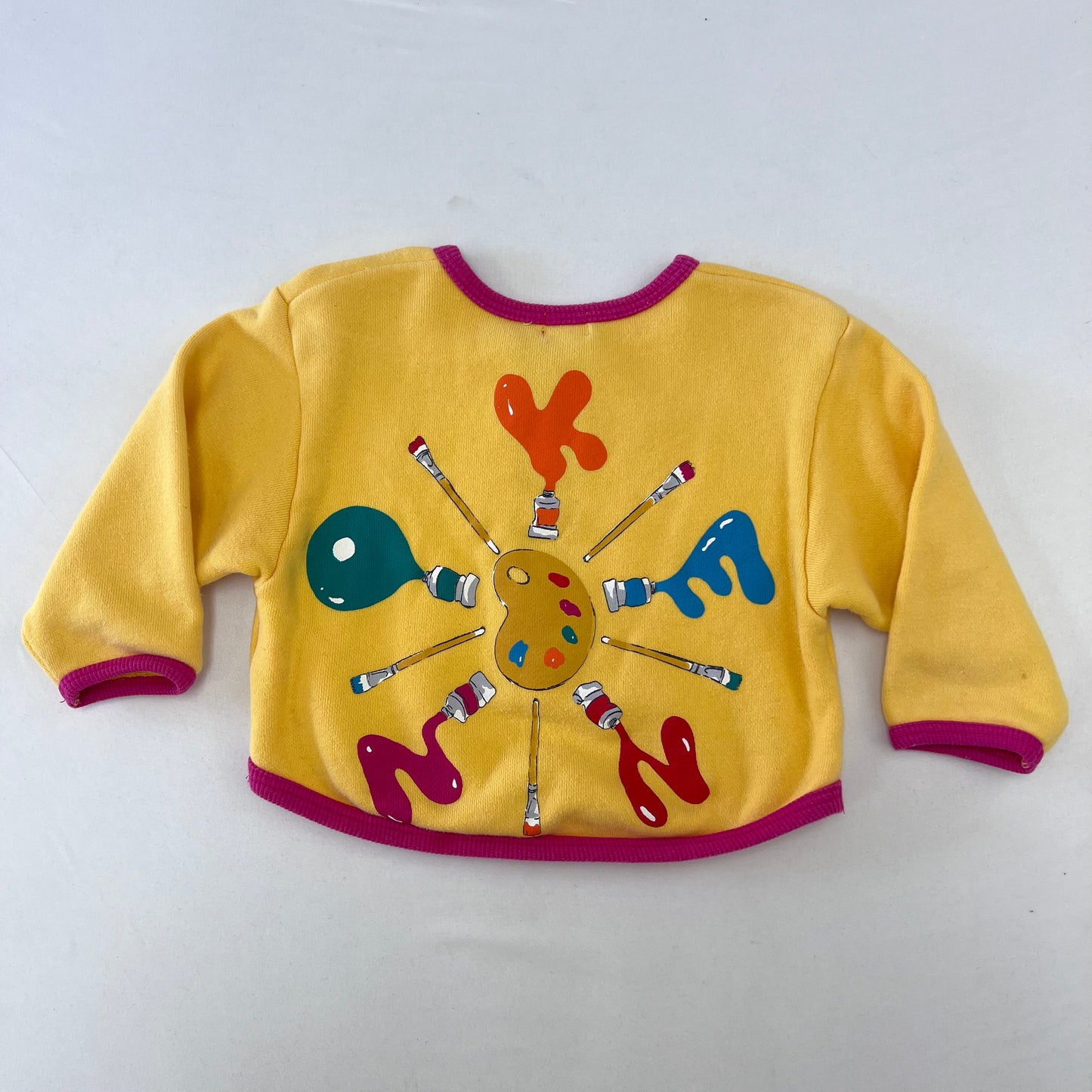 Kids Kenzo Half Zip Pullover Sweatshirt Big Print on Back  100( 4y)