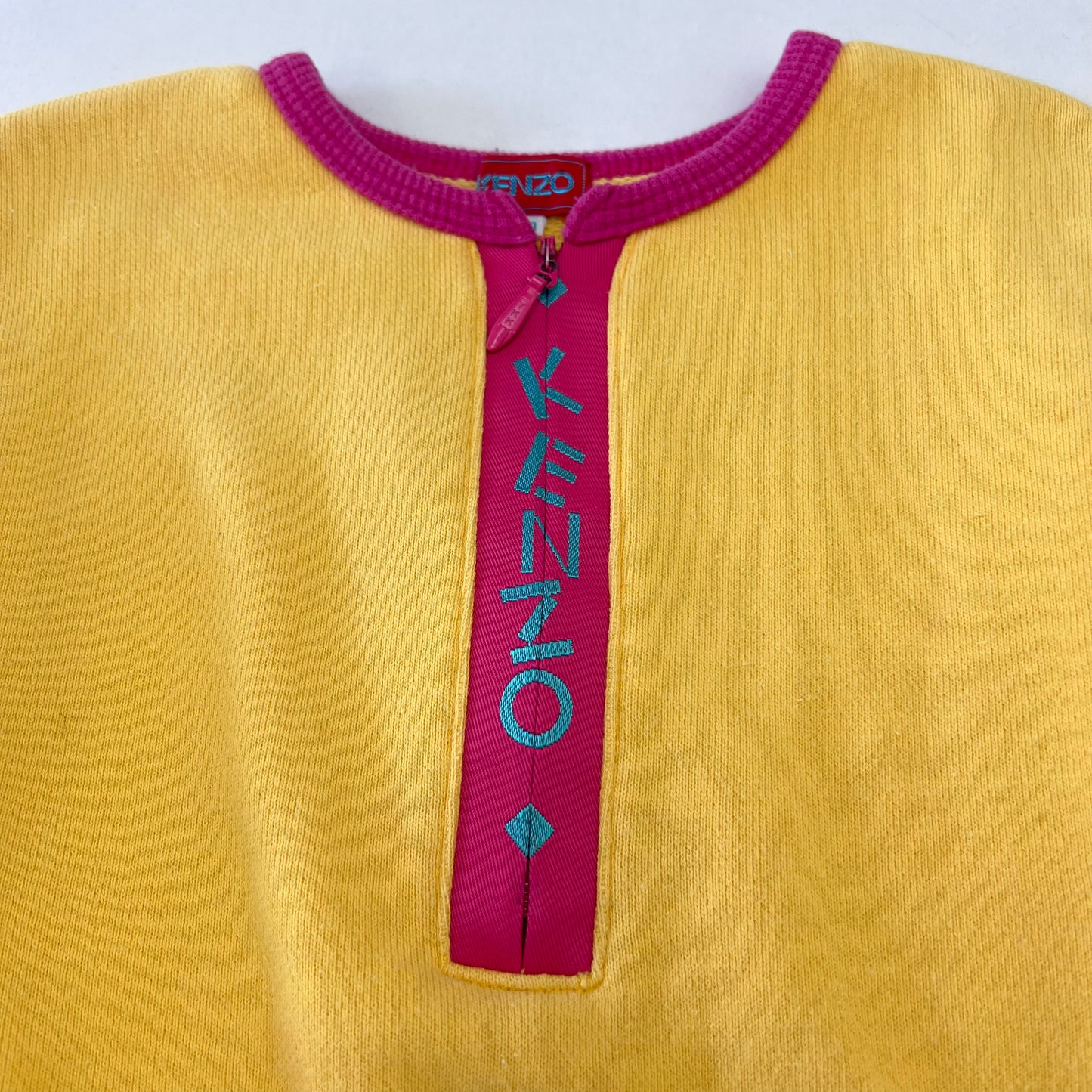 Kids Kenzo Half Zip Pullover Sweatshirt Big Print on Back  100( 4y)