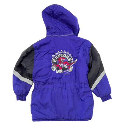 90s Kids NBA Raptors Purple Jacket With Hood S(6-8)