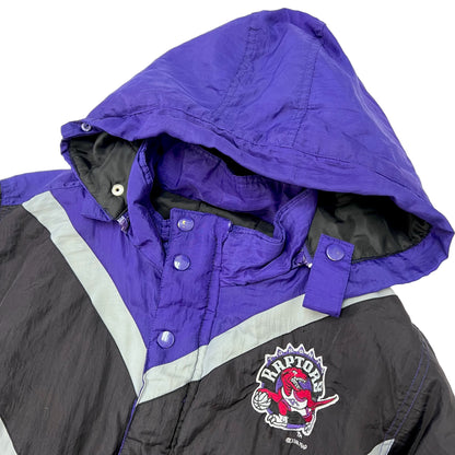 90s Kids NBA Raptors Purple Jacket With Hood S(6-8)