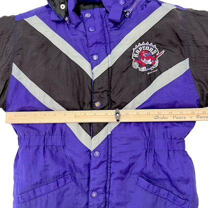 90s Kids NBA Raptors Purple Jacket With Hood S(6-8)