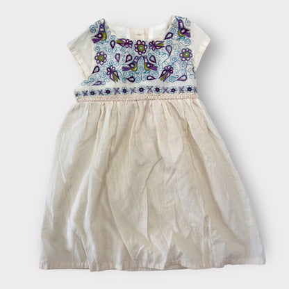 Vintage Embroidered Cotton Dress