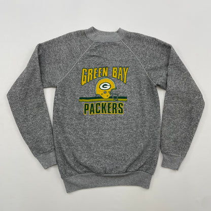 80s Youth Green Bay Packers Raglan Sweatshirt