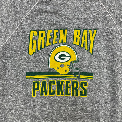 80s Youth Green Bay Packers Raglan Sweatshirt