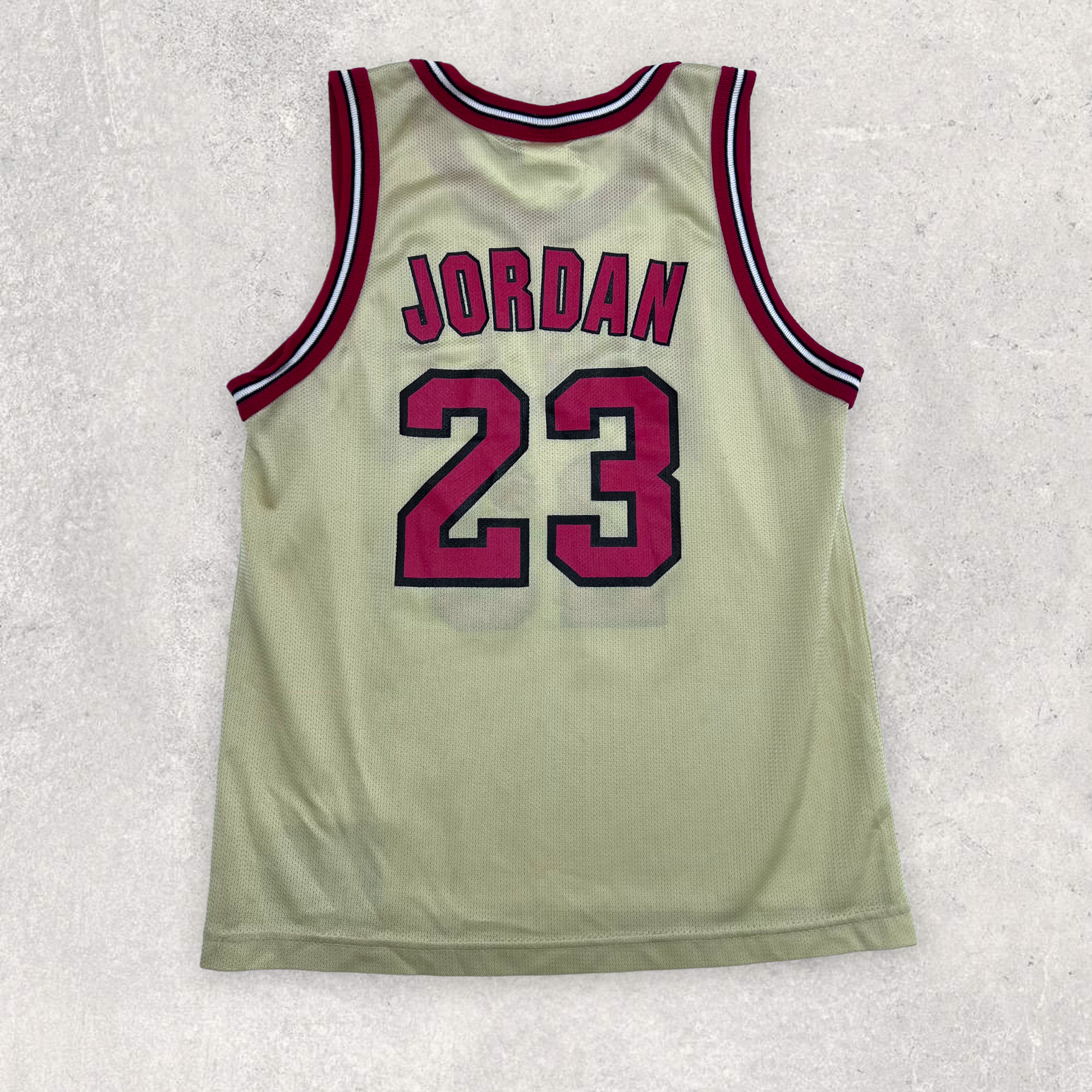Michael jordan gold champion top jersey